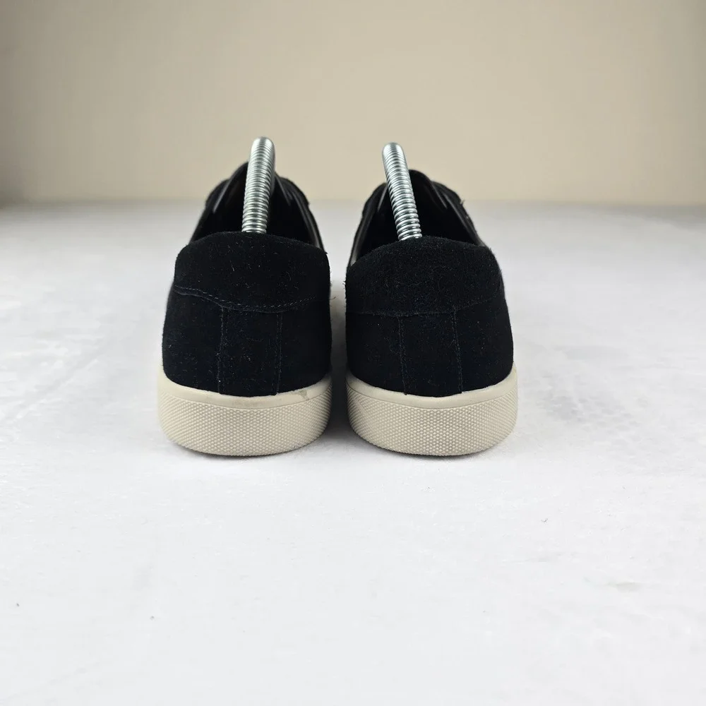 Vionic Black Suede Lace Up Sneakers‎ Women's Comfort Casual Shoes Size 9.5